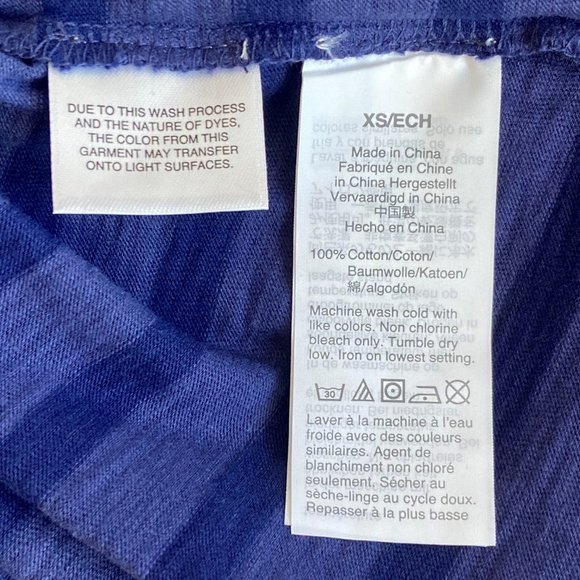 🐟2x HP!🐟 NWT J. Crew Dip-dyed Striped Tee - Picture 6 of 8